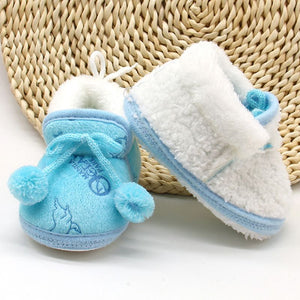 Fuzzy Infant Soft Sole Boots