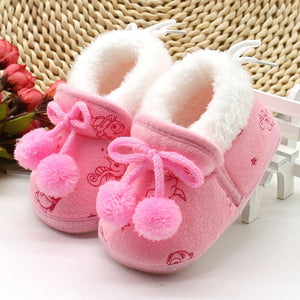 Fuzzy Infant Soft Sole Boots