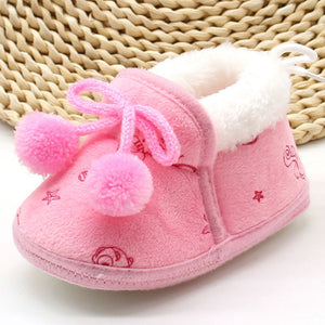 Fuzzy Infant Soft Sole Boots