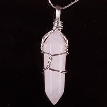 Load image into Gallery viewer, Crystal Healing Stone Pendant Wrap Charm
