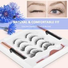 Load image into Gallery viewer, Waterproof Magnetic Eyelash and Liquid Eyeliner Set
