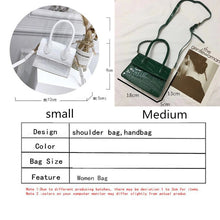 Load image into Gallery viewer, Women&#39;s Crocodile Pattern Mini Handbag
