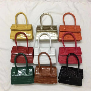 Women's Crocodile Pattern Mini Handbag