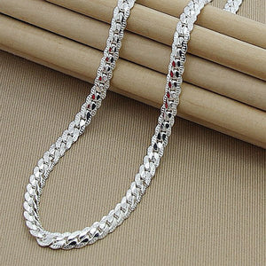 925 Sterling Silver Jewelry Snake Chain Necklace