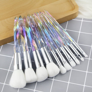 'Glam Makeup Brush Set' 10 Pieces