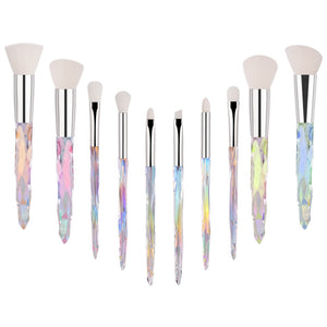 'Glam Makeup Brush Set' 10 Pieces