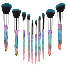 Load image into Gallery viewer, &#39;Glam Makeup Brush Set&#39; 10 Pieces
