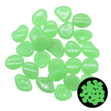 Load image into Gallery viewer, 25/50pcs Glow in the Dark Garden Pebbles
