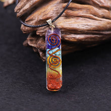 Load image into Gallery viewer, Reiki Chakra Orgone Pendant Necklace
