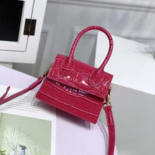 Load image into Gallery viewer, Women&#39;s Crocodile Pattern Mini Handbag
