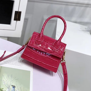 Women's Crocodile Pattern Mini Handbag