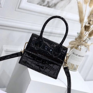 Women's Crocodile Pattern Mini Handbag