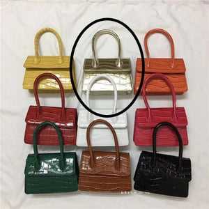 Women's Crocodile Pattern Mini Handbag