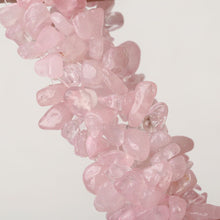 Load image into Gallery viewer, Chunky Stretch Cuff Bracelet - Rose Quartz
