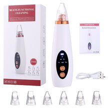 Load image into Gallery viewer, Electric Facial Cleaner Vacuum Suction Set Beauty Skin Care Tools
