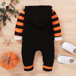 'My 1st Halloween' Pumpkin Hoodie Romper