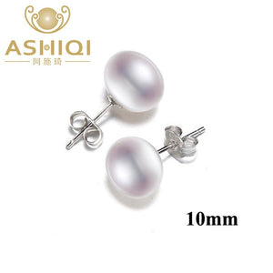 Natural Freshwater Pearl Stud Earrings