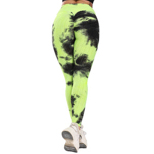 Women's 'Color Burst' Fitness Leggings TikTok Trend