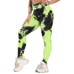 Women's 'Color Burst' Fitness Leggings TikTok Trend