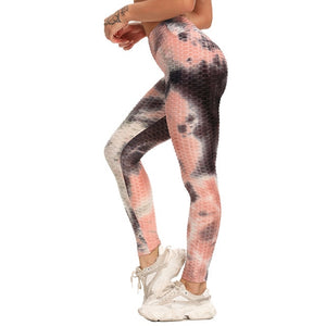 Women's 'Color Burst' Fitness Leggings TikTok Trend