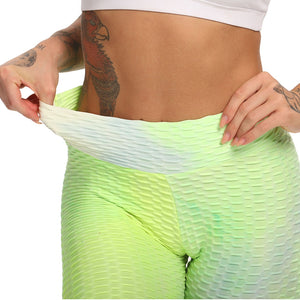 Women's 'Color Burst' Fitness Leggings TikTok Trend