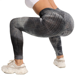 Women's 'Color Burst' Fitness Leggings TikTok Trend