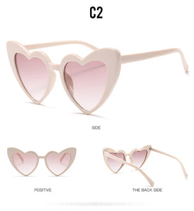 'Love Heart Shaped Women's Sunglasses'