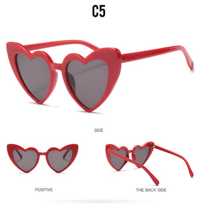 'Love Heart Shaped Women's Sunglasses'