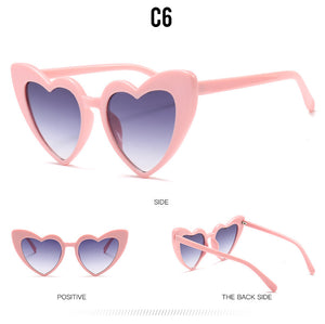 'Love Heart Shaped Women's Sunglasses'