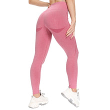 Load image into Gallery viewer, High Waist Seamless Booty Lifting Push Up Leggings
