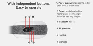 Smart Eye Massage With Heat, Vibration, & Music Relaxation Therapy