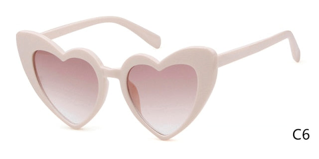 'Love Heart Shaped Women's Sunglasses'