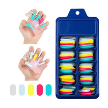 Load image into Gallery viewer, Nail Kit With 100 Pieces Of Solid Color Pointed False Nails: Multiple Color Options Available
