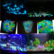 Load image into Gallery viewer, 25/50pcs Glow in the Dark Garden Pebbles
