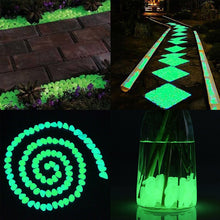 Load image into Gallery viewer, 25/50pcs Glow in the Dark Garden Pebbles
