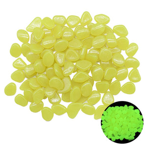 25/50pcs Glow in the Dark Garden Pebbles