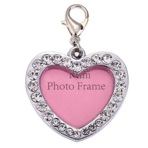 Heart & Photo Pet ID Tag