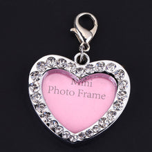 Load image into Gallery viewer, Heart &amp; Photo Pet ID Tag
