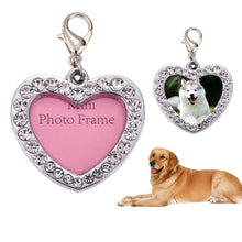 Load image into Gallery viewer, Heart &amp; Photo Pet ID Tag
