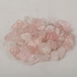 Chunky Stretch Cuff Bracelet - Rose Quartz