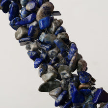 Load image into Gallery viewer, Chunky Stretch Cuff Bracelet - Lapis Lazuli
