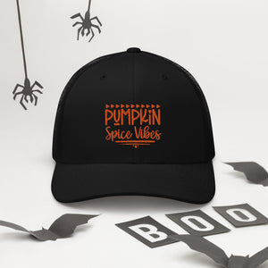 'Pumpkin Spice Vibes' Trucker Cap