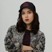 Load image into Gallery viewer, ‘Dog Mom Paw Print In Pink Font’ Trucker Cap
