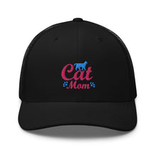 Load image into Gallery viewer, &#39;Cat Mom&#39; Trucker Cap
