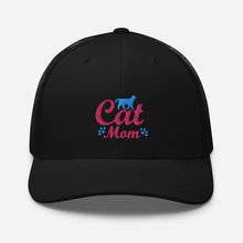 Load image into Gallery viewer, &#39;Cat Mom&#39; Trucker Cap
