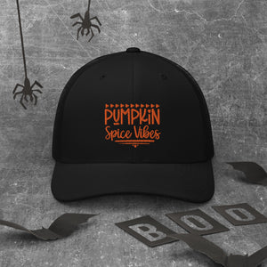 'Pumpkin Spice Vibes' Trucker Cap