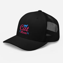 Load image into Gallery viewer, &#39;Cat Mom&#39; Trucker Cap
