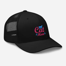 Load image into Gallery viewer, &#39;Cat Mom&#39; Trucker Cap
