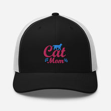 Load image into Gallery viewer, &#39;Cat Mom&#39; Trucker Cap
