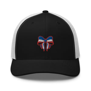 'Red, White, & Blue Bow' Trucker Cap